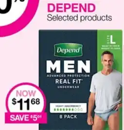 Priceline DEPEND Selected products offer
