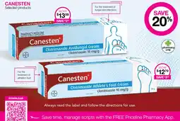 Priceline CANESTEN Selected products offer