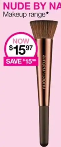 Priceline NUDE BY NATURE Makeup range offer
