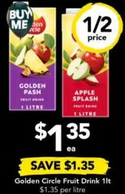 Drakes Golden Circle Fruit Drink 1lt offer