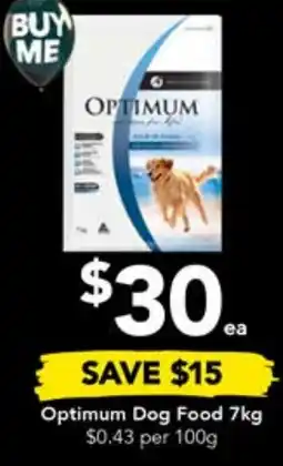 Drakes Optimum Dog Food 7kg offer