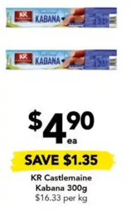 Drakes KR Castlemaine Kabana 300g offer