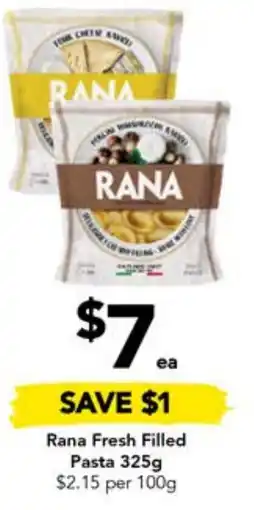 Drakes Rana Fresh Filled Pasta 325g offer