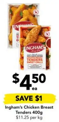 Drakes Ingham's Chicken Breast Tenders 400g offer