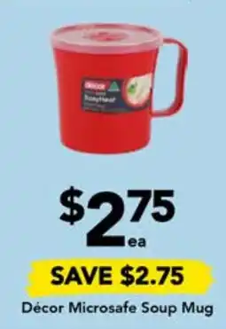 Drakes Décor Microsafe Soup Mug offer
