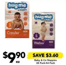 Drakes Baby & Co Nappies 38 Pack-54 Pack offer