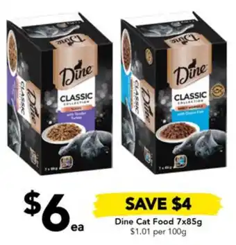 Drakes Dine Cat Food 7x85g offer