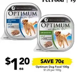 Drakes Optimum Dog Food 100g offer