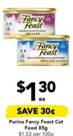 Drakes Purina Fancy Feast Cat Food 85g offer