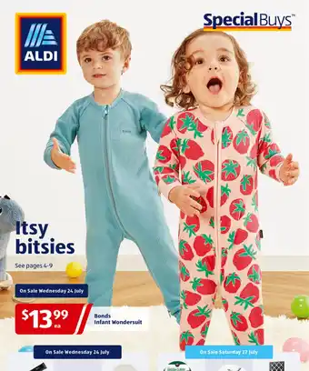 ALDI Bonds Infant Wondersuit offer