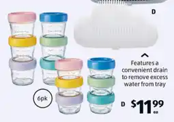 ALDI Melii Glass Food Storage Containers 6pk or Countertop Drying Rack offer
