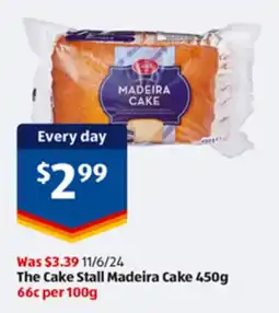 ALDI The Cake Stall Madeira Cake 450g offer