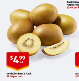 Gold Kiwi Fruit 5 Pack