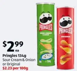 ALDI Pringles 134g offer