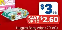 Foodland Huggies Baby Wipes 70-80s offer