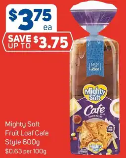 Foodland Mighty Soft Fruit Loaf Cafe Style 600g offer