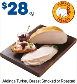 Foodland Aldinga Turkey Breast Smoked or Roasted offer