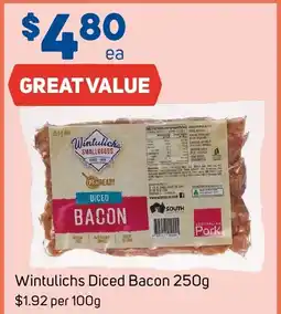 Foodland Wintulichs Diced Bacon 250g offer