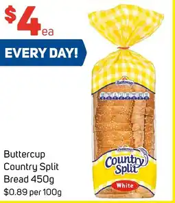 Foodland Buttercup Country Split Bread 450g offer