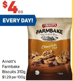 Foodland Arnott's Farmbake Biscuits 310g offer