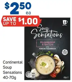 Foodland Continental Soup Sensations 40-70g offer