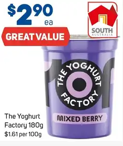 Foodland The Yoghurt Factory 180g offer