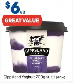 Foodland Gippsland Yoghurt 700g offer