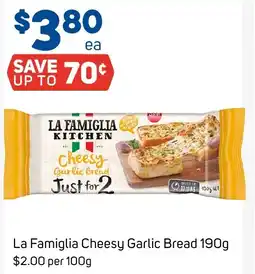 Foodland La Famiglia Cheesy Garlic Bread 190g offer