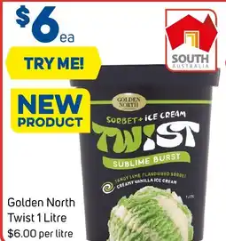 Foodland Golden North Twist 1 Litre offer