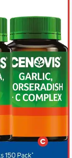 Foodland Cenovis Garlic & Horseradish + C Complex offer