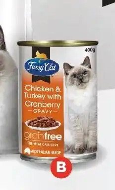 Foodland Fussy Cat Grain Free Cat Food 400g offer