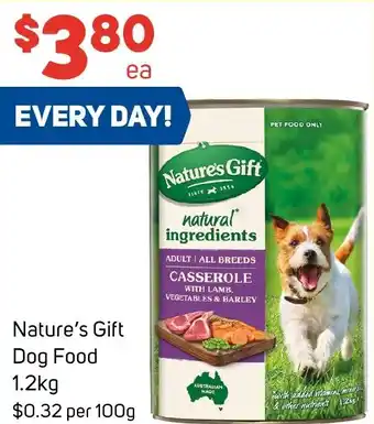 Foodland Nature's Gift Dog Food 1.2kg offer