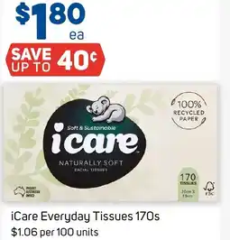 Foodland iCare Everyday Tissues 170s offer