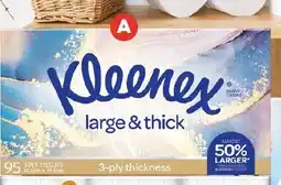 Foodland Kleenex Large & Thick Facial Tissues 95 Pack offer