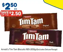 Foodland Arnott's Tim Tam Biscuits 165-200g offer