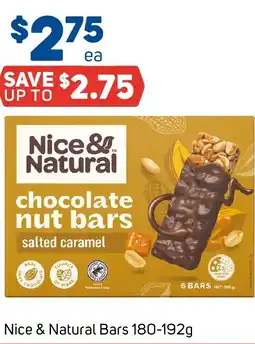 Foodland Nice & Natural Bars 180-192g offer