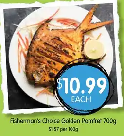 Spudshed Fisherman's Choice Golden Pomfret 700g offer