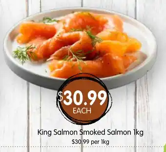 Spudshed King Salmon Smoked Salmon 1kg offer