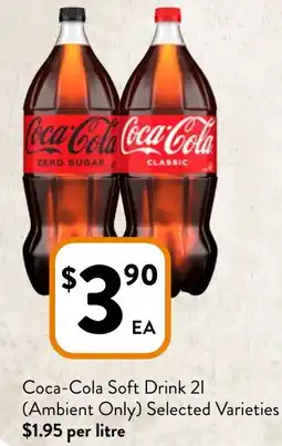 Foodworks Coca-Cola Soft Drink 21 offer