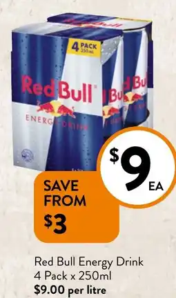 Foodworks Red Bull Energy Drink offer