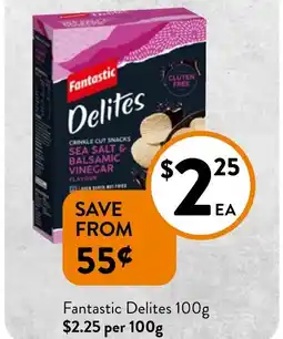Foodworks Fantastic Delites 100g offer