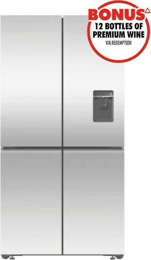 The Good Guys Fisher & Paykel 538L Quad Door Refrigerator offer