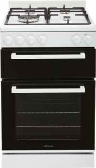 The Good Guys Technika 54cm Gas Upright Cooker with Grill - White offer