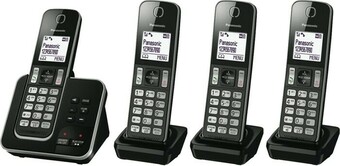 The Good Guys Panasonic Quad Pack Cordless Phone offer