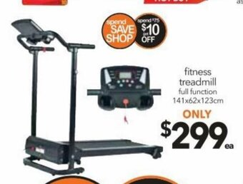 Fitness Treadmill Full Function 141x62x123cm