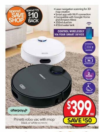 Prinetti Robo VAC with Mop