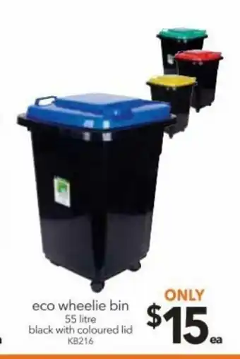 Cheap as Chips Eco Wheelie Bin 55 Litre - KB216 offer