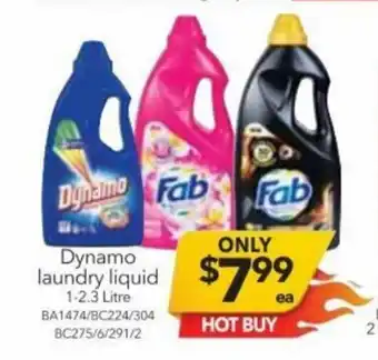 Dynamo Laundry Liquid 1-2.3Litre