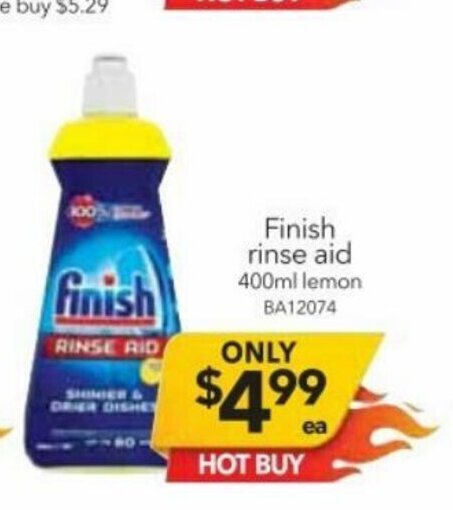 Cheap as Chips Finish Rinse aid 400ml offer