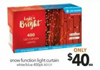 Cheap as Chips Snow Function Light Curtain offer